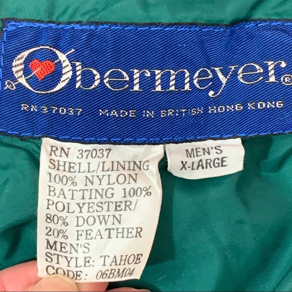 Vintage Obermeyer Puffer Style Ski Jacket Coat - Picture 6 of 7